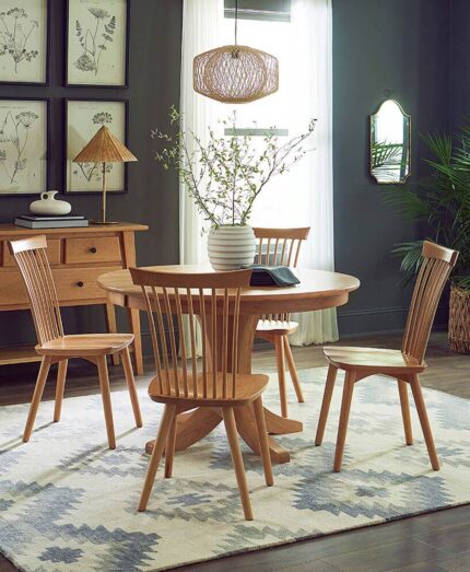 Amish Bersina Dining Set [Shown in Cherry with a Natural finish]