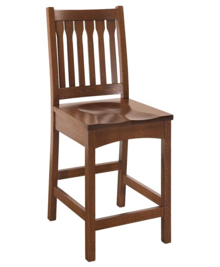 Amish Buchanan Bar Stool [Stationary]