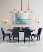 Amish Winona Chairs and Linwood Leg Table