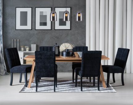 Amish Wittenburg Chairs and Ellington Leg Table