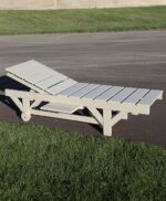 Amish Poly Joya Chaise Lounge [Back titled up]