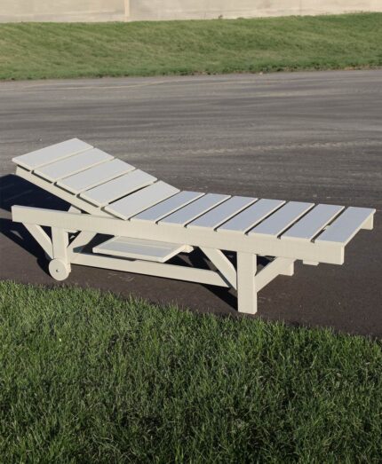 Amish Poly Joya Chaise Lounge [Back titled up]