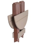 Poly Round Folding End Table [Folded]