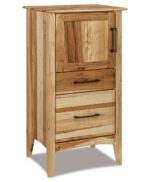 Amish Atlantic C-PAP Nightstand [Shown in Rustic Hickory with a Natural finish]