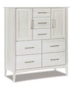 Amish Atlantic His and Hers Chest [Shown in Brown Maple with a Lace finish]