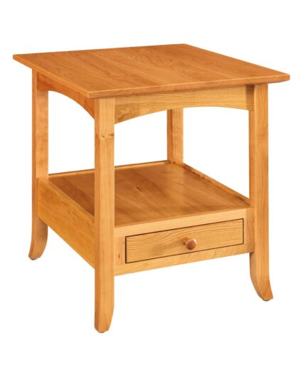 Amish Shaker Hill Open 22" End Table [SKO2224E]