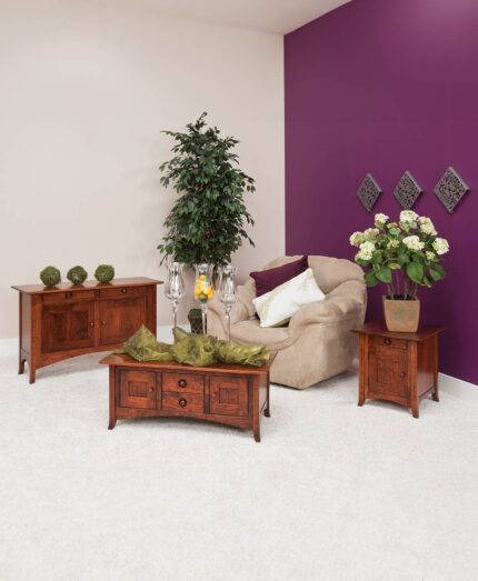 Amish Shaker Hill Enclosed Occasional Living Set