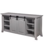 Amish Conrad Fireplace Entertainment Center [Doors in Middle]