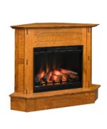 Amish Modesto Corner Fireplace