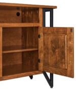 Amish Naples Fireplace Entertainment Center [Interior Detail]
