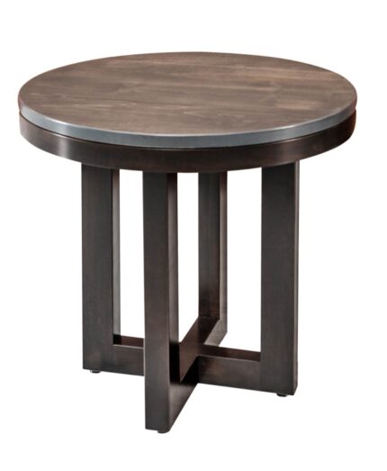 Amish Xcell 24" Round End Table [XC24RDE]