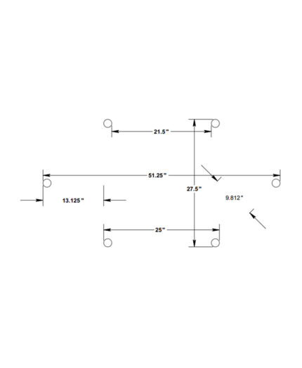 West Newton Trestle Table [Base Dimensions]