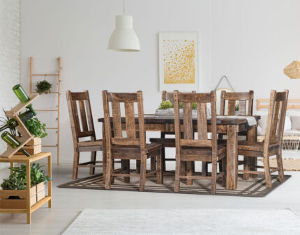 Amish Houston Leg Table Set