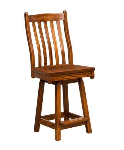 Amish Lincoln Bar Stool [Swivel]