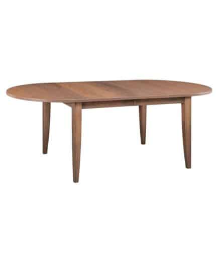 Amish Millbrook Leg Table [Shown in Sap Cherry with an American Antique finish]