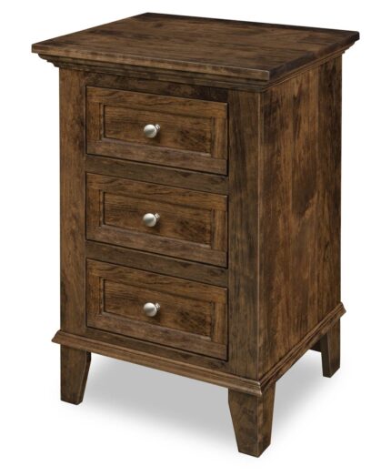 Amish Arlington 3 Drawer Nightstand