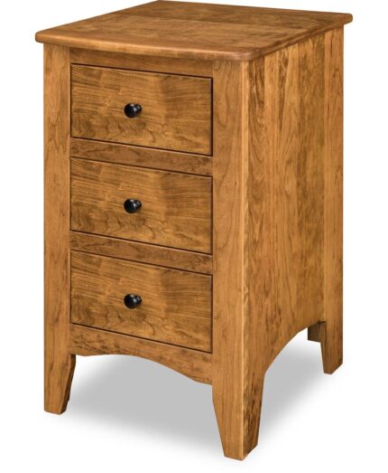 Amish Carlston 3 Drawer Nightstand