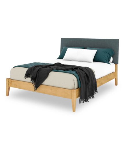 Amish Hudson Bed [Fabric Headboard]