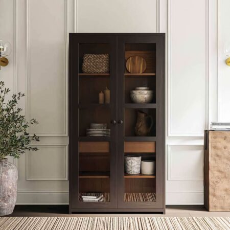 Amish Roanoke Display Cabinet