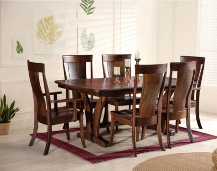 Amish Elridge Dining Table Set