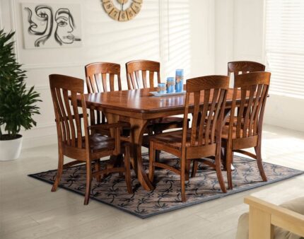 Amish Gemma Dining Table Set