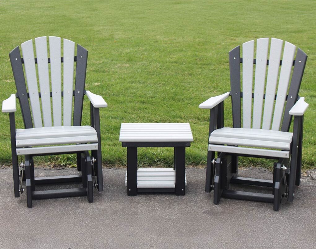 Amish Direct Furniture Poly Child Adirondack Glider - Thumbnail 3