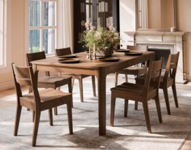 Amish Newark Dining Table Set