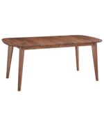 Amish Wilmington Leg Table [Rustic Walnut with a Granola finish]