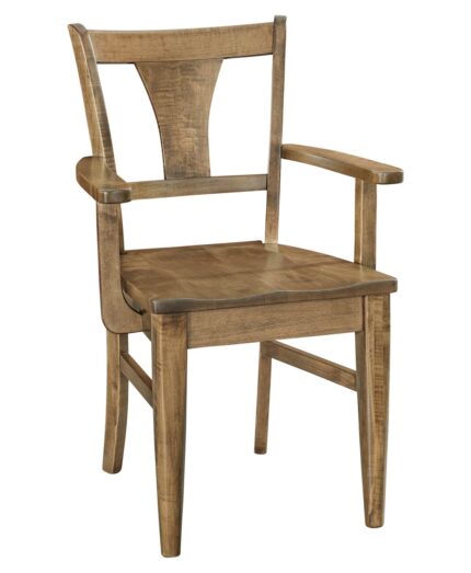 Amish Presque Dining Chair [Arm Chair]
