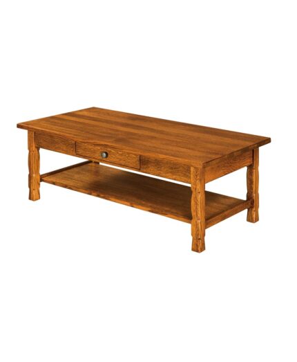 Amish Rock Island Open Coffee Table