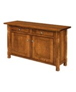 Amish Rock Island Enclosed Sofa Table