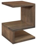 Amish Sculptura S-End Table