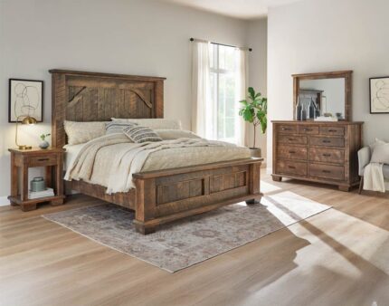 Amish Burlington Bedroom Collection [Wooden Headboard]