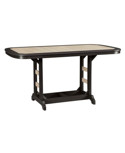 Amish 42 in. x 75 in. Oval Poly Table