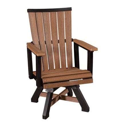 Amish Kodiak Poly Swivel Dining Chair
