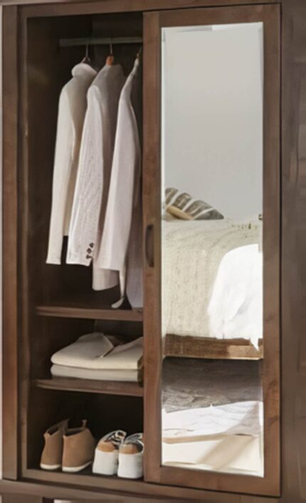 Amish Sliding Door Chifferobe [Interior Details]