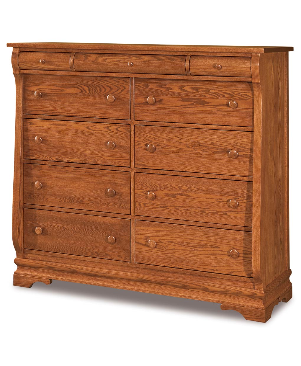 Amish Chippewa 11 Drawer Double Chest
