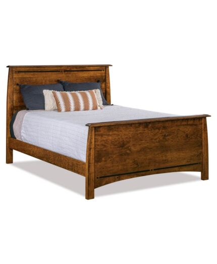 Amish Boulder Creek Solid Panel Bed