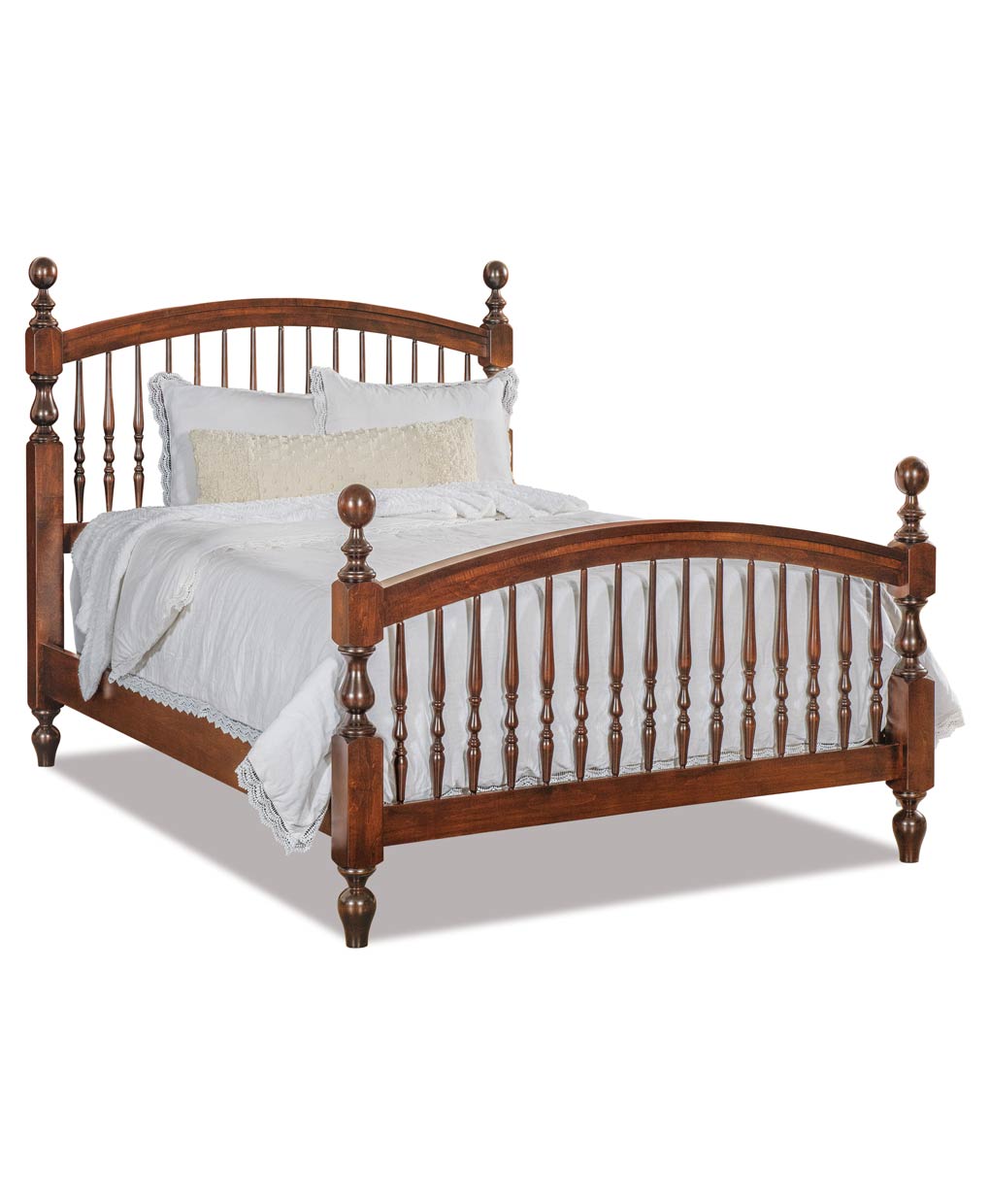 Amish Bow Spindle Bed