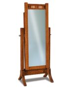 Amish Sequoyah Beveled Cheval Mirror