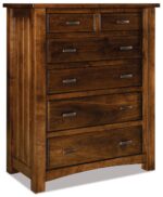 Amish Timbra 6 Drawer Chest [Brown Maple with an Earthtone finish]