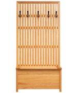 Amish Bayville Hall Seat [Front View]