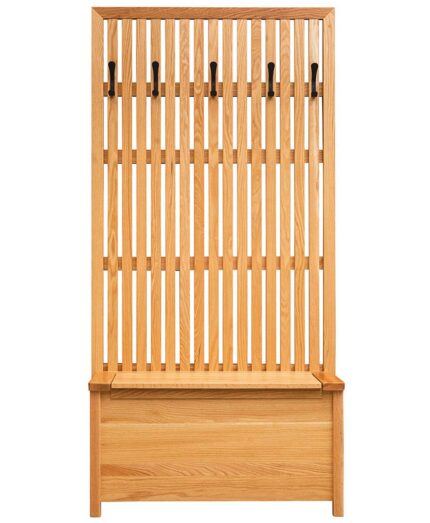 Amish Bayville Hall Seat [Front View]