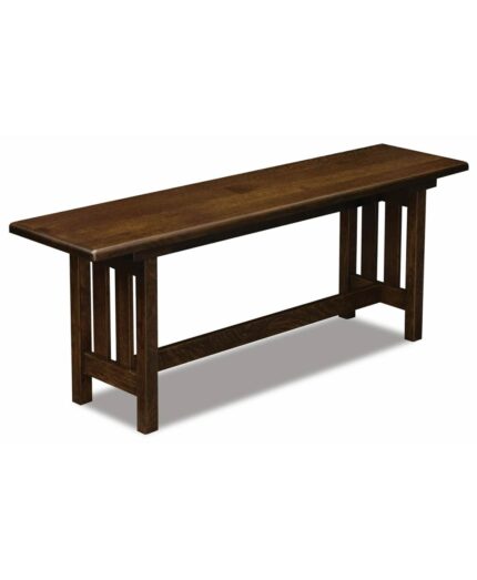 Amish Bay Hill Trestle Bench