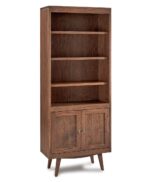 Amish Marina Bookcase with Doors