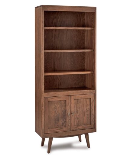 Amish Marina Bookcase with Doors