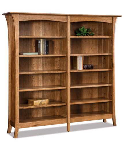 Amish Ensenada Double Bookcase