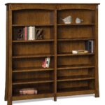 Amish Modesto Double Bookcase