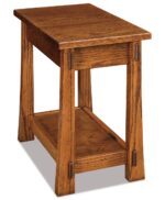 Amish Modesto Open Chair Side End Table