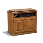 Amish Classic XL 2 Door Media Stand [Optional Swivel]